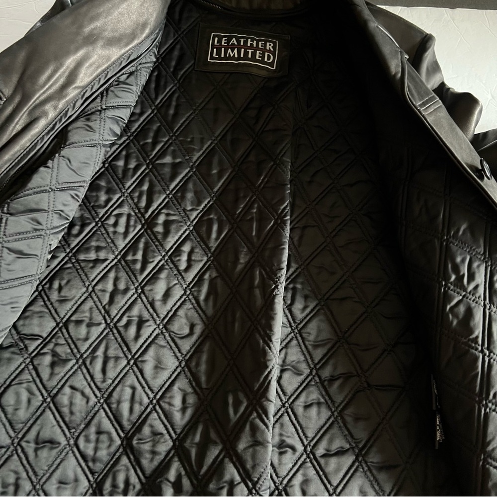 NOS Leather Limited Black Coat Thermolite Active Removable Insulation Women’s L - Picture 5 of 15